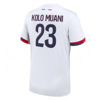 Moški Nogometni dresi Paris Saint-Germain Randal Kolo Muani #23 Gostujoči 2024-25 Kratek Rokav